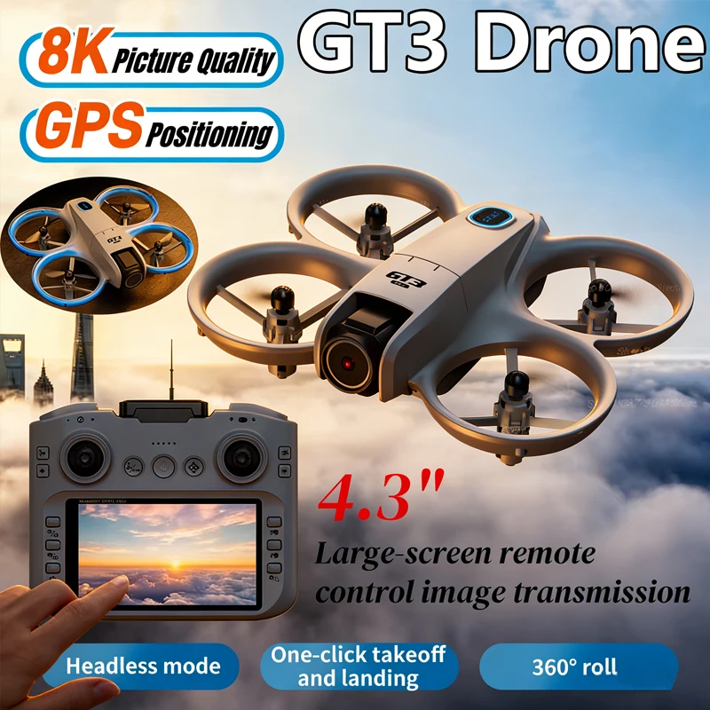 Hot 2026 GT3 MAX Drone 8K HD 4 - Drone Video Production recension och pris