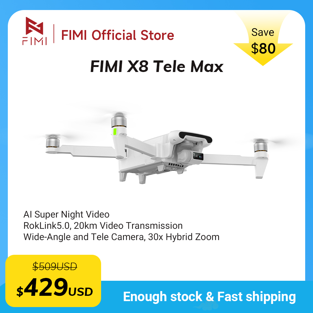 FIMI X8 Tele Max new drone Wid - Drone Thermal Imaging recension och pris