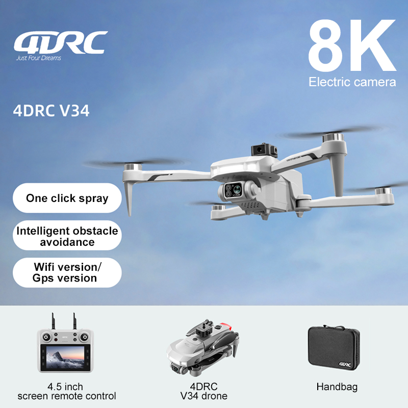 2025 New V34 Drone 8K Camera P - Drone Lidar recension och pris