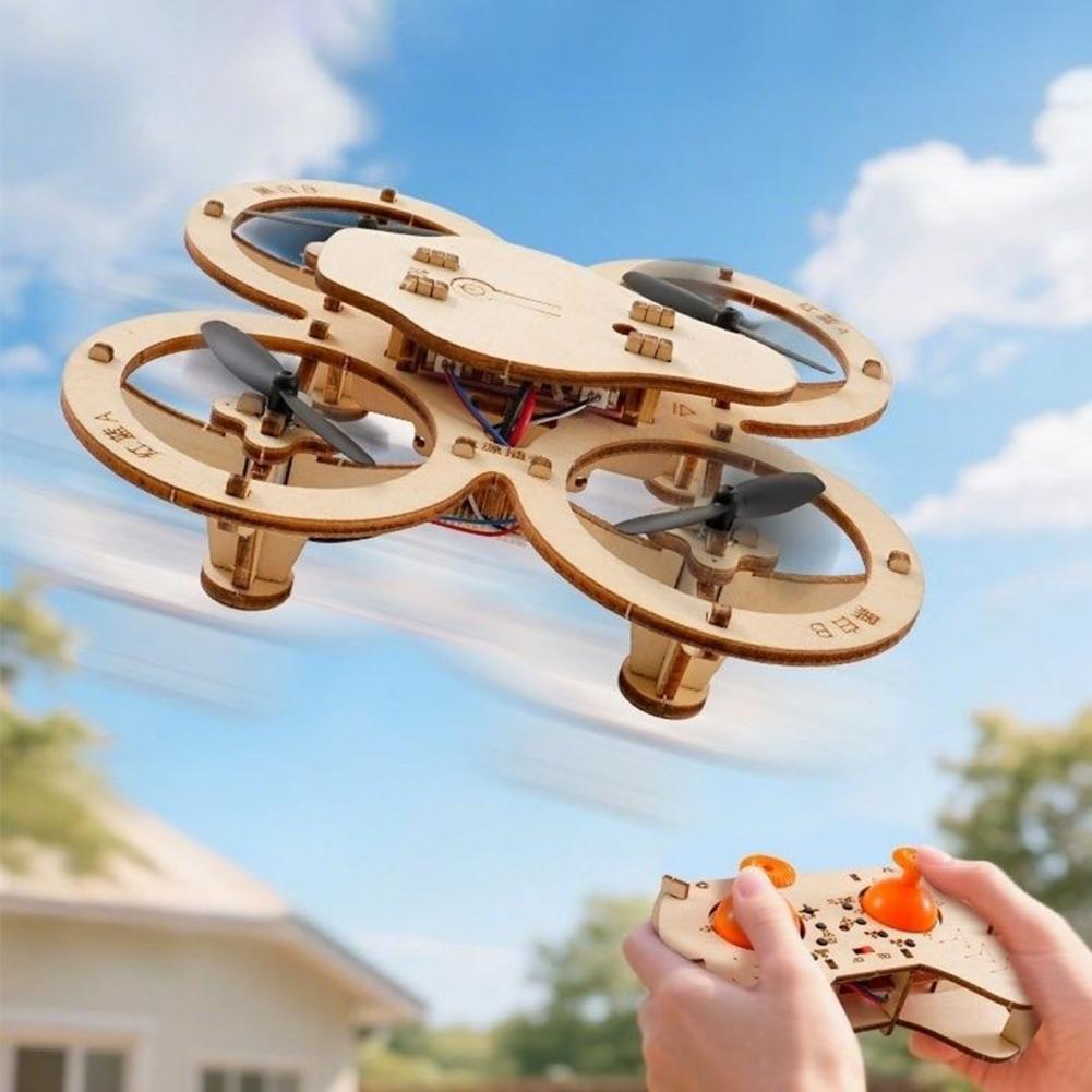 Rc Drone Toy Wooden Drone Puzz - Drone Aerial Photography recension och pris