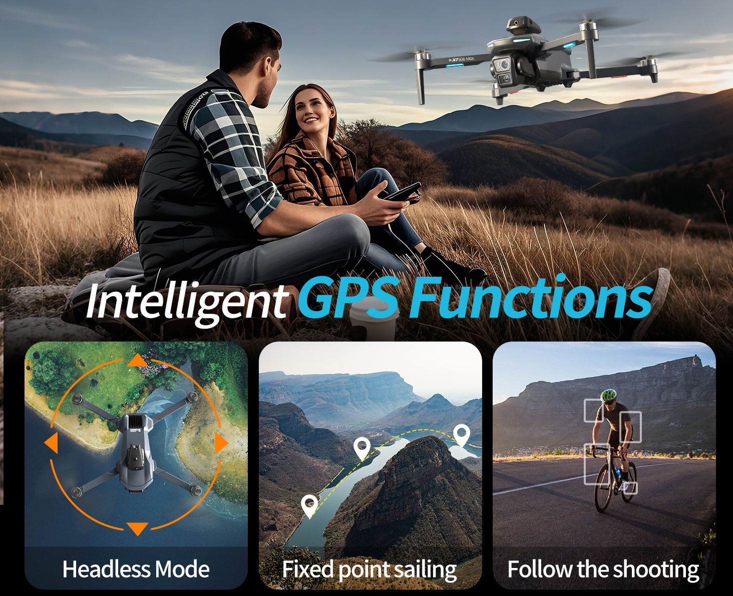 XT606 MAX 3 battery Drone 4k 8 - Drone Photogrammetry recension och pris