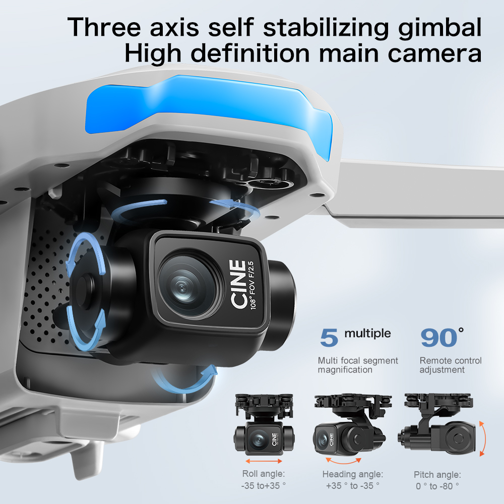S-X1 MAX GPS Drone with 3-Axis - Drone Mapping recension och pris