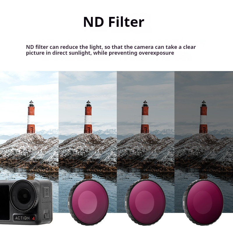 ND Filter for DJI Osmo Action4 - Drone Ndvi recension och pris