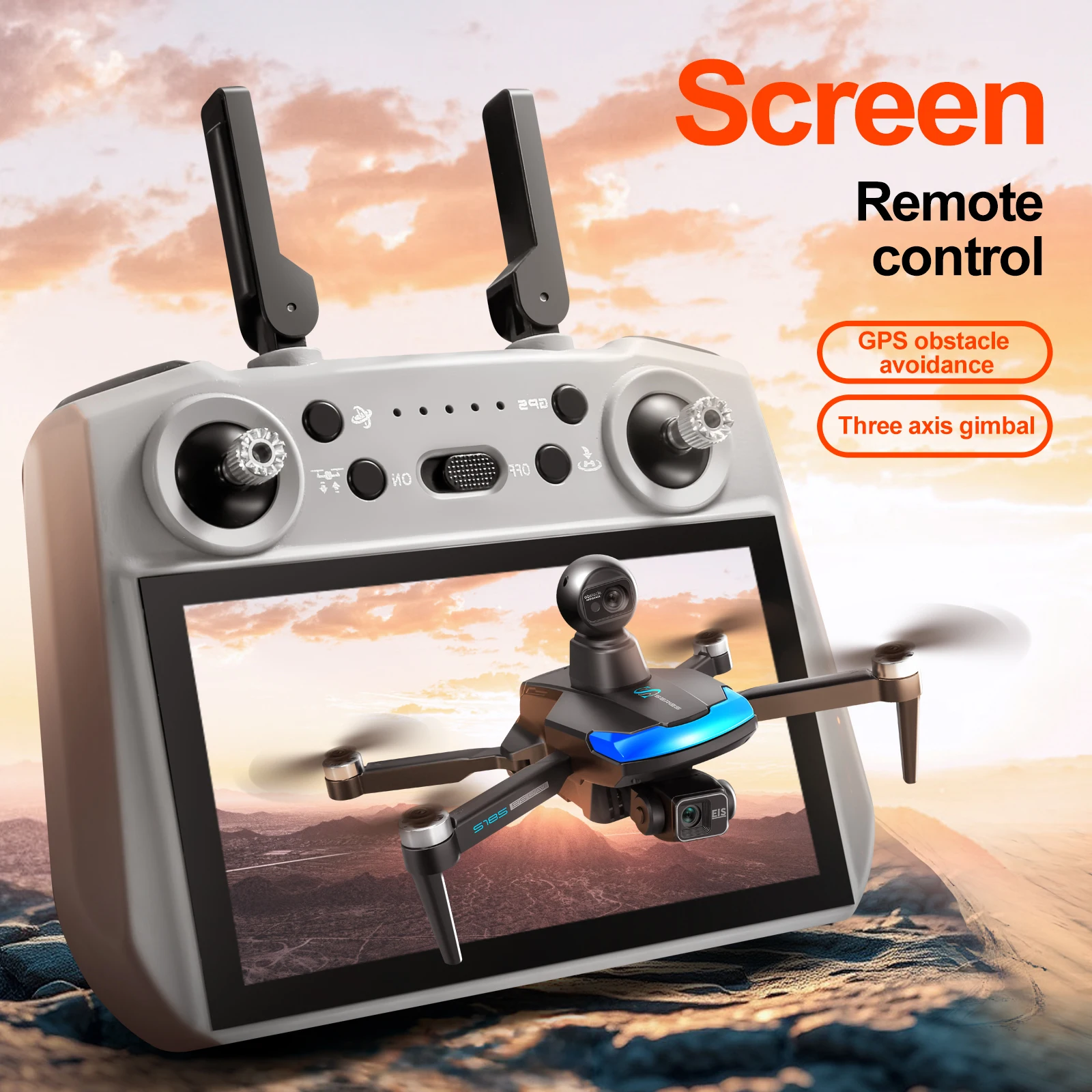 S185 Professional Drone 2.7K H - Drone Mapping recension och pris