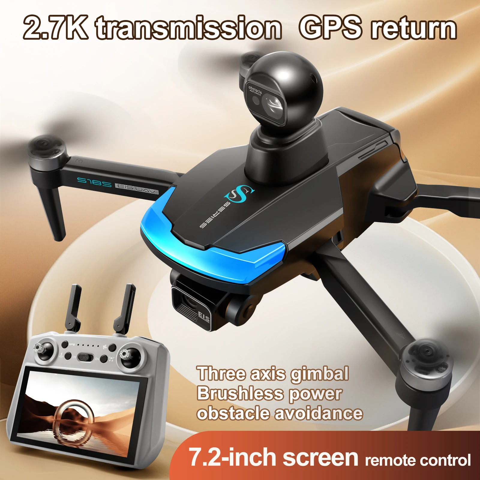 S185 Professional Drone 2.7K H - Drone Mapping recension och pris