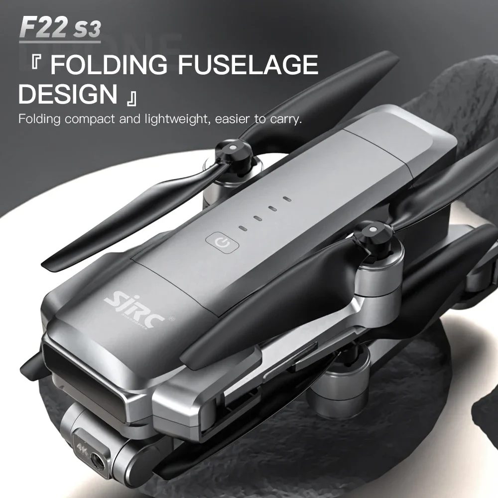 SJRC F22 S3 pro Foldable RC Qu - Drone Photogrammetry recension och pris