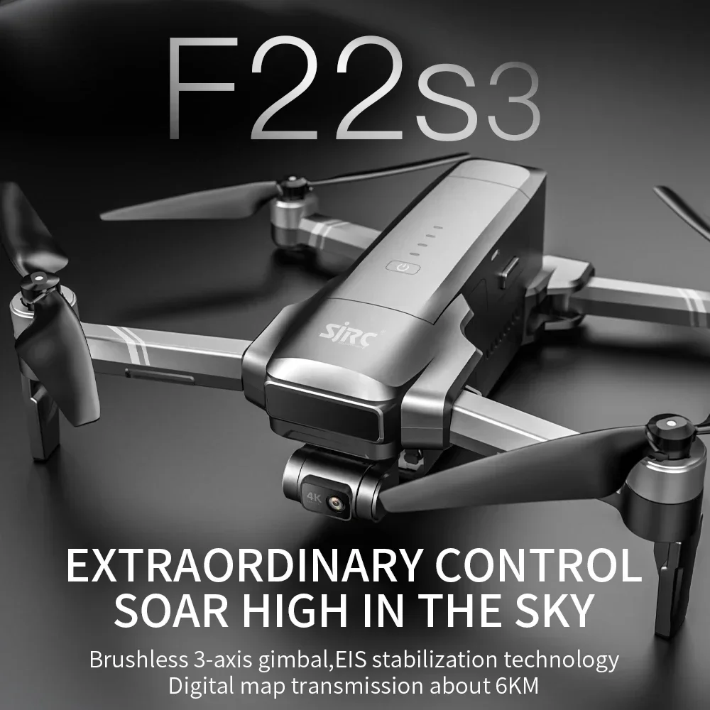 SJRC F22 S3 pro Foldable RC Qu - Drone Photogrammetry recension och pris