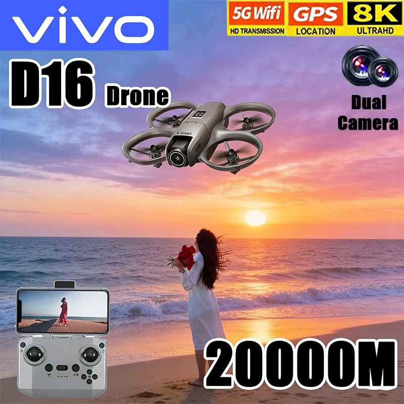 VIVO D16 Mini Drone 8K Camera  - Drone Video Production recension och pris