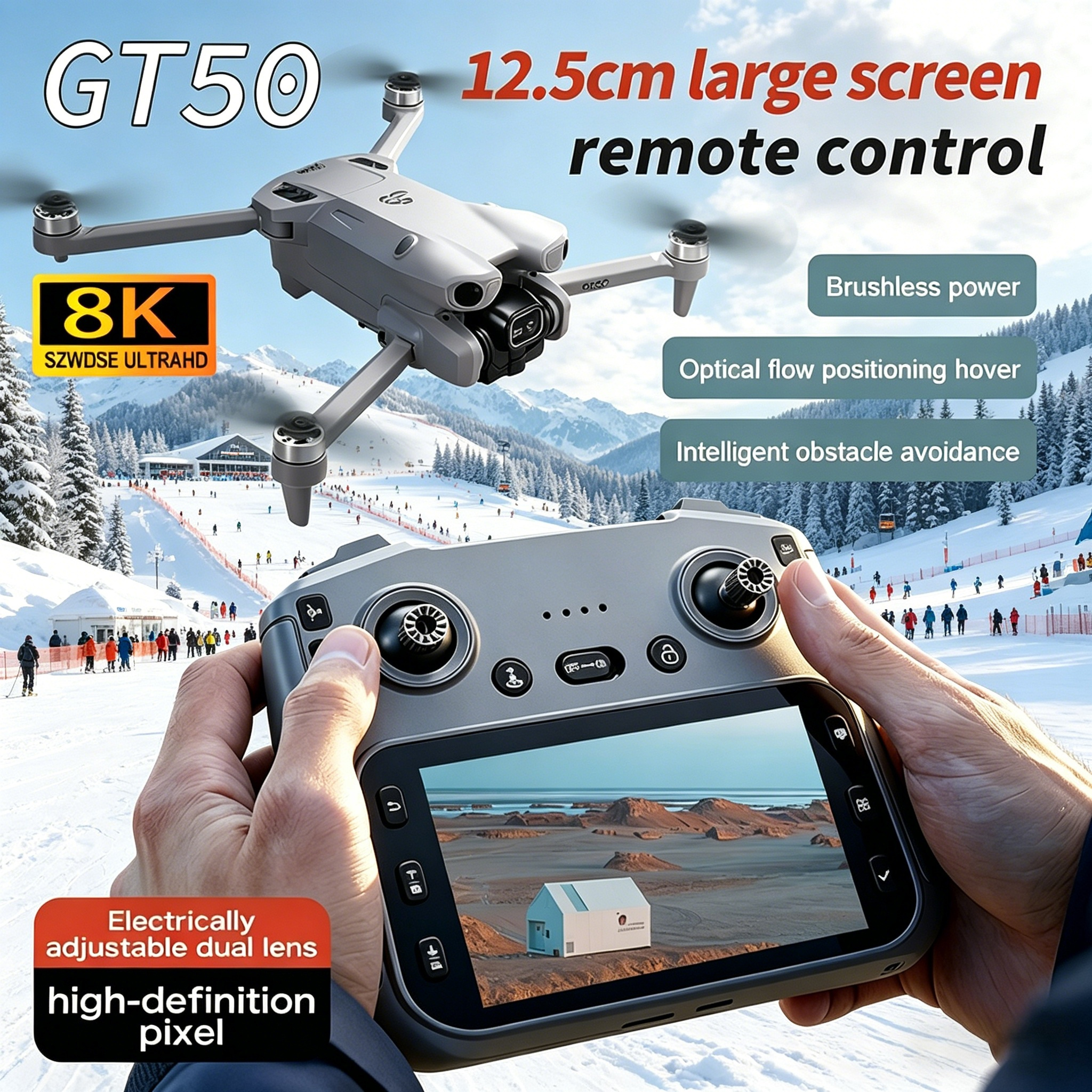 GT50 PRO MIni 5 pro RC Drone 8 - Drone Video Production recension och pris