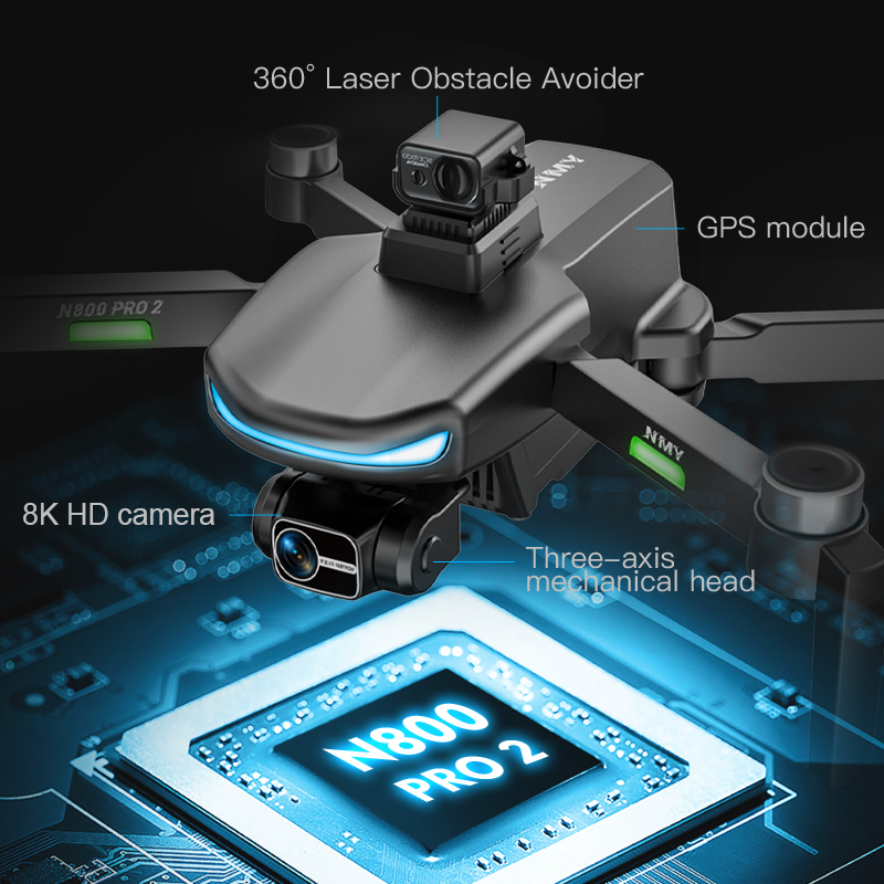 N800 PRO 2 GPS Drone Professio - Drone Multispectral recension och pris