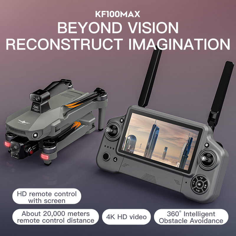 SJRC KF100 MAX 8K UHD Photo HD - Drone Video Production recension och pris