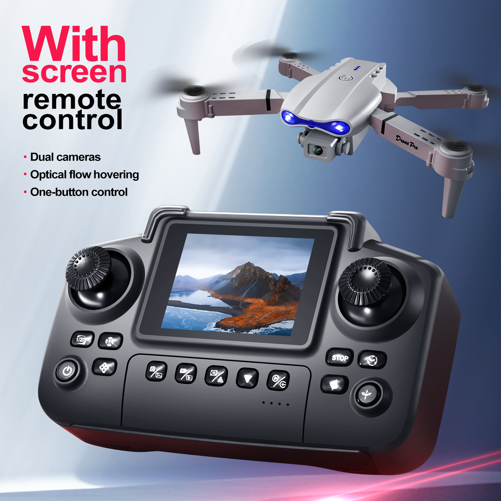 2025 New E88 E99 Upgraded Dron - Drone Aerial Photography recension och pris