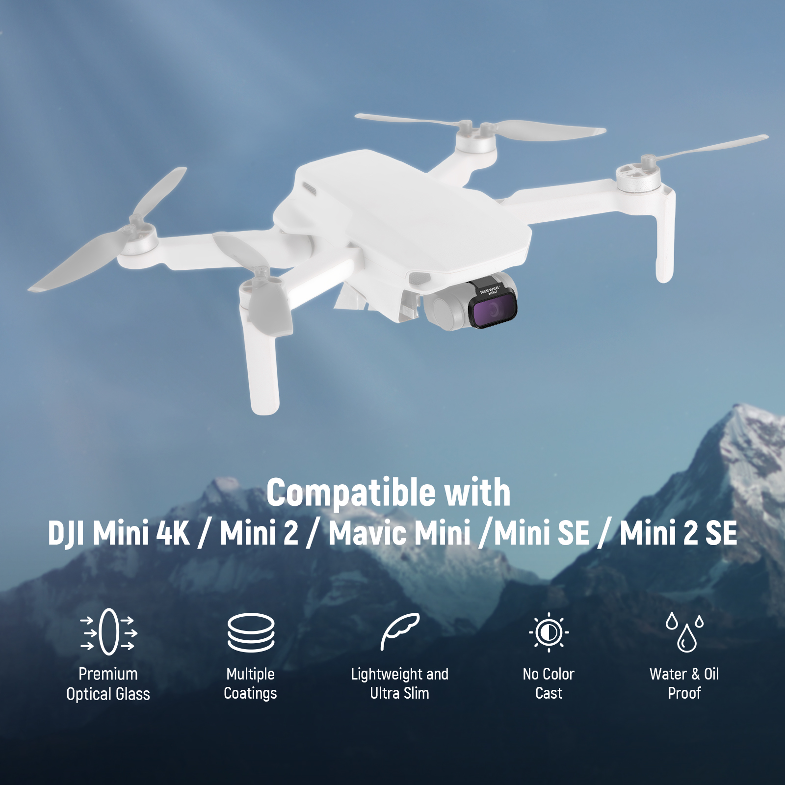 NEEWER 6 Pack ND CPL Filters F - Drone Ndvi recension och pris