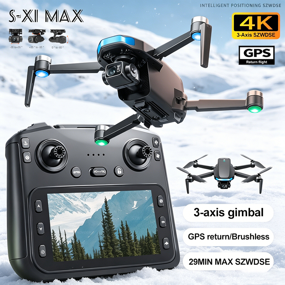 New S-X1 MAX Drone GPS 8K Prof - Drone Cinematic recension och pris