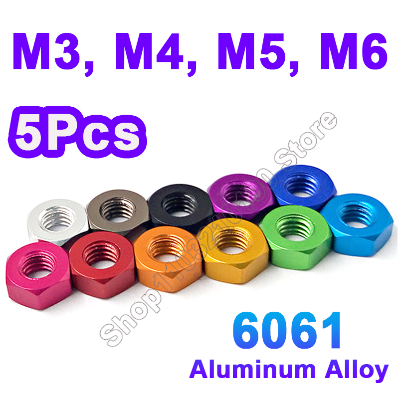 5pcs M3 M4 M5 M6 Anodized Colo - Drone 3D Modeling recension och pris