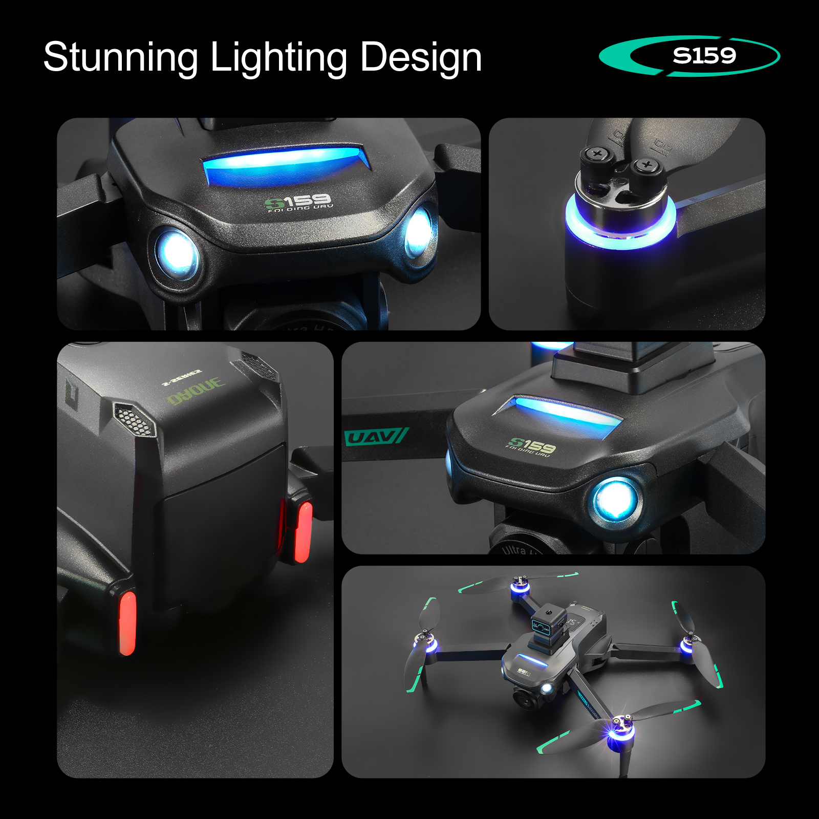 S159 GPS Drone 4K Profesional  - Drone Cinematic recension och pris