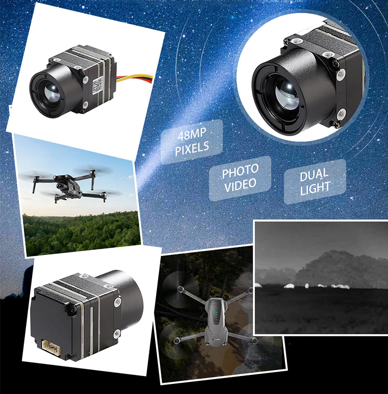 New Arrival 640x512 FPV Drone  - Drone Thermal Imaging recension och pris